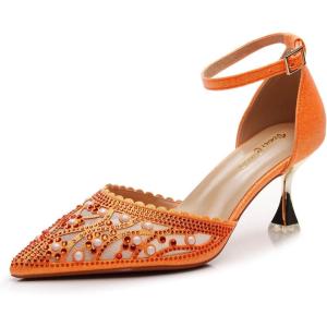imageVenusCelia Womens Shining Lady Slingback Pump ShoeOrange