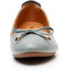 imageVenusCelia Womens Bowknot Ballet Dance Flat ShoeStone Blue