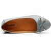 imageVenusCelia Womens Bowknot Ballet Dance Flat ShoeStone Blue