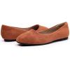 imageVenusCelia Womens TileToe Flat ShoeCamel Suede