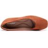 imageVenusCelia Womens TileToe Flat ShoeCamel Suede