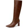 imageVenusCelia Womens Knee High Stretchy Fashion BootsBrown