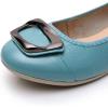 imageVenusCelia Womens Buckle Dance Flats ShoeAqua Pu