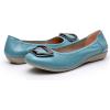 imageVenusCelia Womens Buckle Dance Flats ShoeAqua Pu