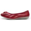 imageVenusCelia Womens Bows Dance Flats ShoesRed Leather