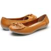 imageVenusCelia Womens Bows Dance Flats ShoesYellow Leather