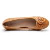 imageVenusCelia Womens Bows Dance Flats ShoesYellow Leather