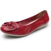 imageVenusCelia Womens Bows Dance Flats ShoesRed Leather