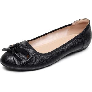 imageVenusCelia Womens Bows Dance Flats ShoesBlack