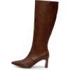 imageVenusCelia Womens Knee High Stretchy Fashion Boot 8 M USBrownPU
