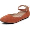 imageVenusCelia Womens Serenity Strap Flats ShoeCamel Suede