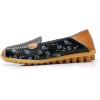 imageVenusCelia Womens Floral Comfort Walking Flat LoaferBlack Bloom Cutouts