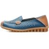 imageVenusCelia Womens Floral Comfort Walking Flat LoaferBlue Cutouts