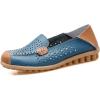 imageVenusCelia Womens Floral Comfort Walking Flat LoaferBlue Cutouts