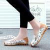 imageVenusCelia Womens Floral Comfort Walking Flat LoaferWhite Bloom Cutouts