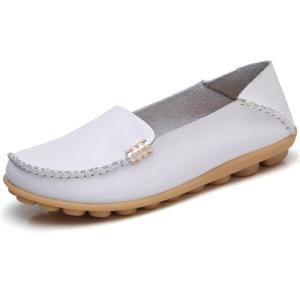 imageVenusCelia Womens Natural Comfort Walking Flat LoaferWhite