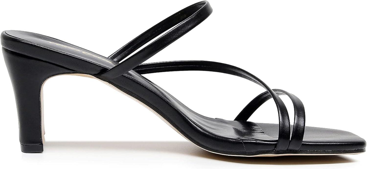 imageVenusCelia Womens Funky Pump Heeled SandalBlack Pu