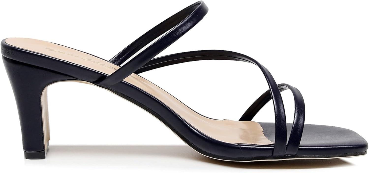 imageVenusCelia Womens Funky Pump Heeled SandalNavy Pu