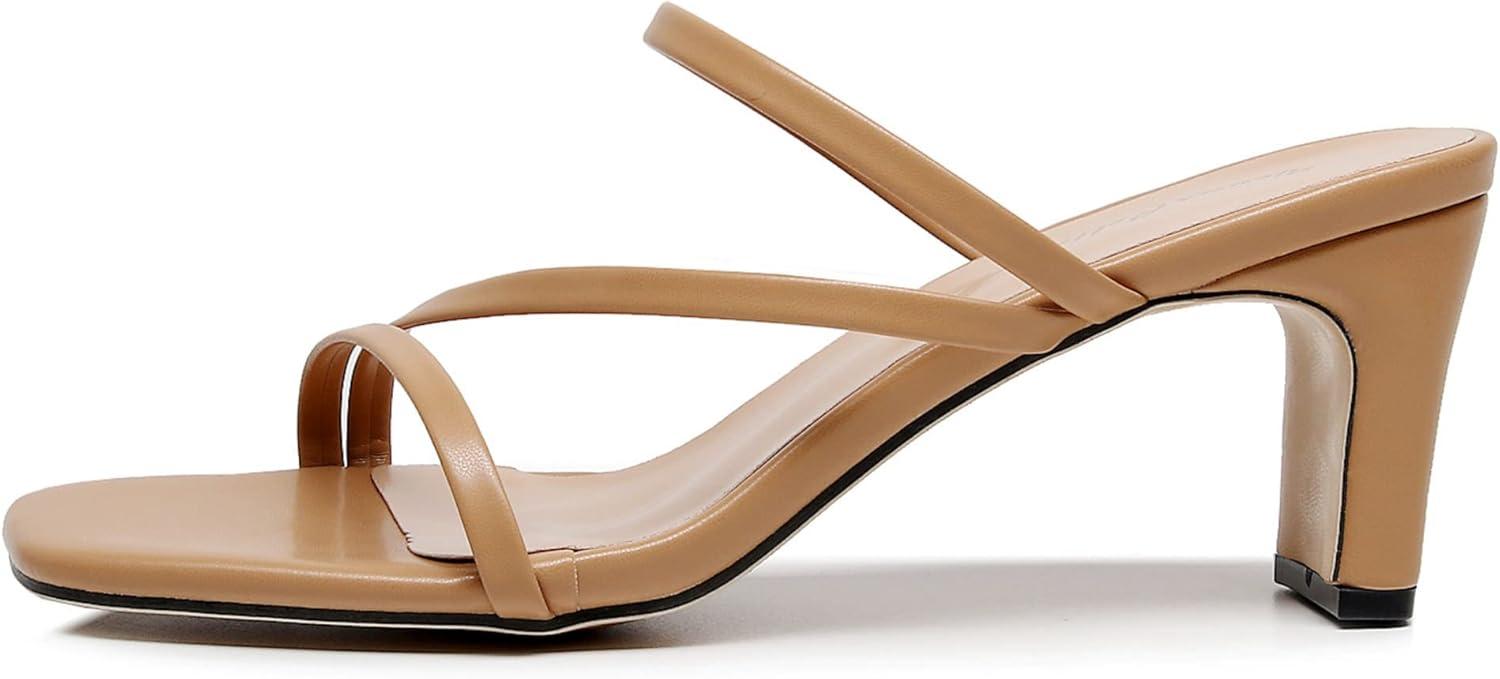 imageVenusCelia Womens Funky Pump Heeled SandalTan Pu