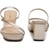 imageVenusCelia Womens Funky Pump Heeled SandalGold Pu