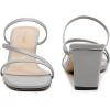 imageVenusCelia Womens Funky Pump Heeled SandalGrey Pu