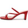 imageVenusCelia Womens Funky Pump Heeled SandalRed Pu