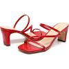 imageVenusCelia Womens Funky Pump Heeled SandalRed Pu