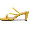 imageVenusCelia Womens Funky Pump Heeled SandalYellow Pu