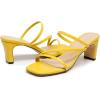 imageVenusCelia Womens Funky Pump Heeled SandalYellow Pu