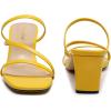 imageVenusCelia Womens Funky Pump Heeled SandalYellow Pu