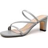 imageVenusCelia Womens Funky Pump Heeled SandalGrey Pu