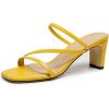 imageVenusCelia Womens Funky Pump Heeled SandalYellow Pu