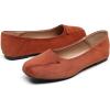 imageVenusCelia Womens Plain Dance Flat ShoeCamel Suede