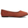 imageVenusCelia Womens Plain Dance Flat ShoeCamel Suede