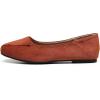 imageVenusCelia Womens Plain Dance Flat ShoeCamel Suede
