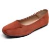 imageVenusCelia Womens Plain Dance Flat ShoeCamel Suede