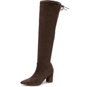 imageVenusCelia Womens Charlotte OverKnee Stretchy BootPutty