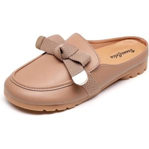 image:imageVenusCelia Womens Cute House Round MulesTan