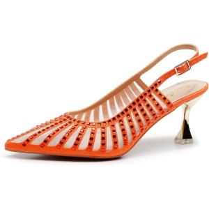 image:imageVenusCelia Womens Graceful Lady Slingback Pump ShoeOrange