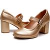 image:imageVenusCelia Womens Mary Jane Pump Heeled ShoeGold