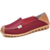 image:imageVenusCelia Womens Walking on Clouds Flat LoaferBurgundyyellowpatches2