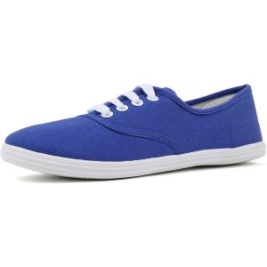 image:imageVenusCelia Womens Rainbow Lace Up Sneaker ShoesBlue rainbow