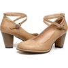 image:imageVenusCelia Womens XStrap Pump Heeled ShoeBeige