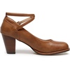 image:imageVenusCelia Womens XStrap Pump Heeled ShoeTan
