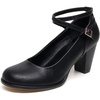 image:imageVenusCelia Womens XStrap Pump Heeled ShoeBlack