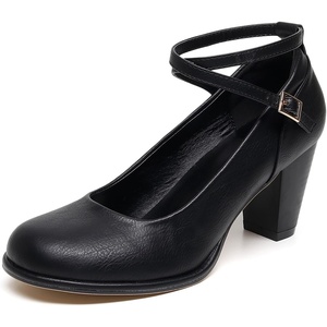 image:imageVenusCelia Womens XStrap Pump Heeled ShoeBlack