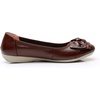 image:imageVenusCelia Womens Bows Dance Flats ShoesBrown Leather
