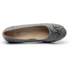 image:imageVenusCelia Womens Bows Dance Flats ShoesGrey Leather