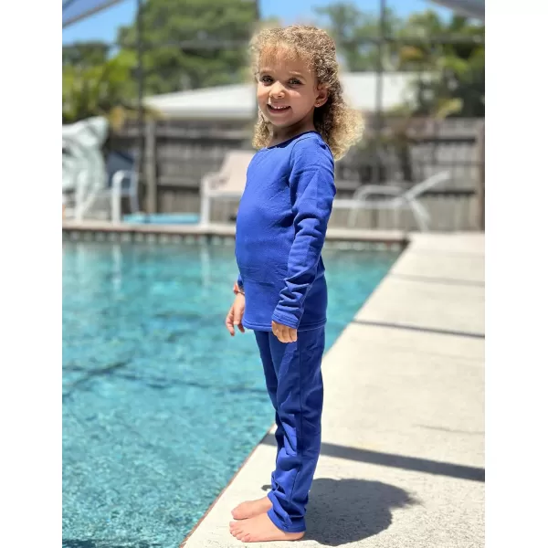 Arshiner Girls Thermal Underwear Set Long Johns Fleece Lined Kids Base Layer Top Bottom