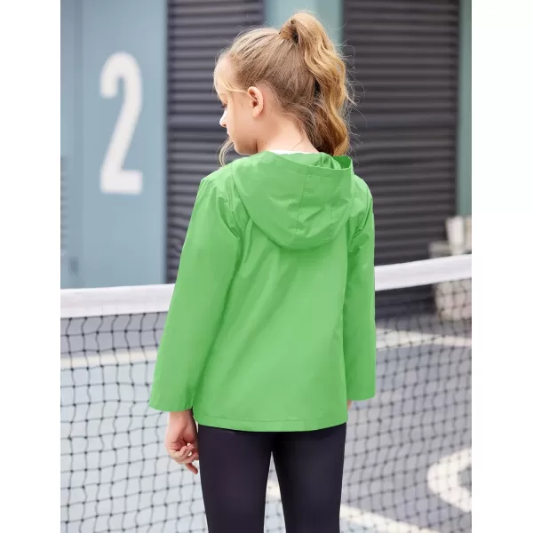 Arshiner Boys Girls Hooded Rain Jackets Waterproof Rain coats Packable Windbreaker for Kids Lightweight Jackets